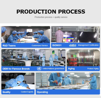 Rotierbares POS-Terminal 43–65" Displaylösung